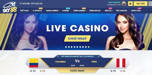 Casino live SKY88 San choi sieu xin thuoc dang cap quoc te 1