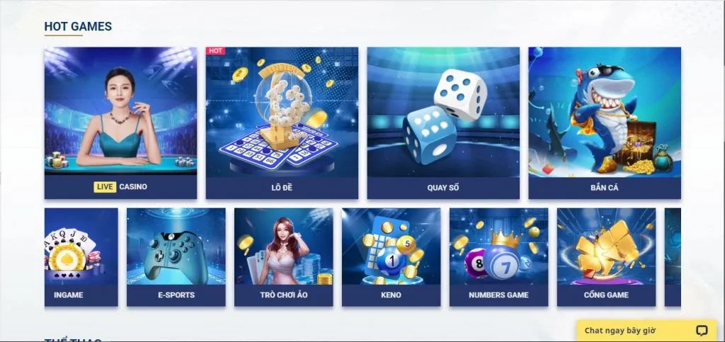 Các game Hot tại Sky88